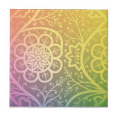 Schönes indianisches Blumenmuster Fliese (Vorderseite)