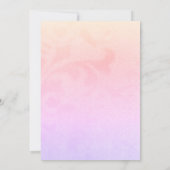 Schönes indisches Brautparty für arabische Nächte Einladung (Rückseite)