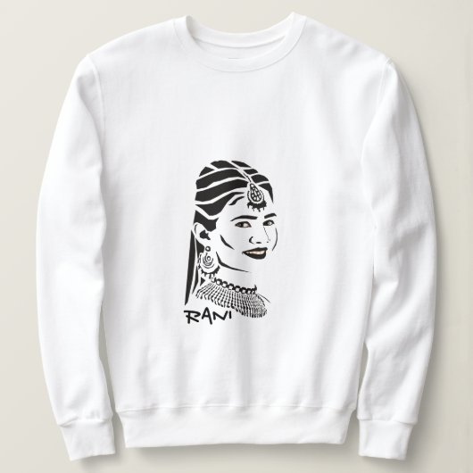 Schönes indisches Rani Sweatshirt (Design vorne)