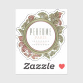 Schönes, individuelles Blumenetikett Kiss Cut Aufkleber (Blatt)