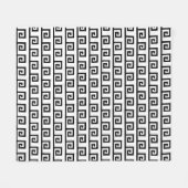 Schönes Inka-Geometermuster-Fleece-Decke Fleecedecke (Vorderseite (Horizontal))