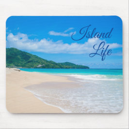 Schönes Insel-Lebens-tropischer Strand Mousepad