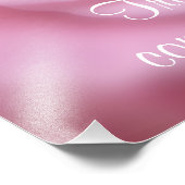 Schönes inspirierendes Zitat Wahre Schönheit Fotodruck (Ecke)