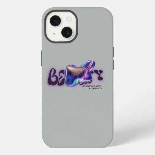 Schönes iPhone-Case - Grau iPhone Hülle (Rückseite)