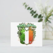 Schönes Irland Wappen Postkarte (Stehend Vorderseite)