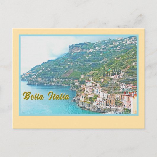 SCHÖNES ITALIEN / SCHÖNE KÜSTE ITALIENS POSTKARTE (Vorderseite)