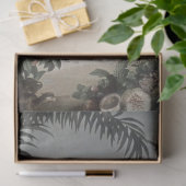 Schönes italienisches Blumengartenpapier Seidenpapier (Geschenk)