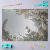 Schönes italienisches Blumengartenpapier Seidenpapier (Basteln)