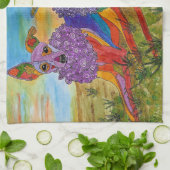 Schönes italienisches Greyhound Küchentuch (Gefaltet)