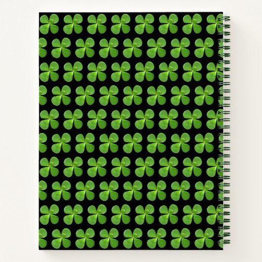 Schönes Jade Tree Green Blätter Notebook Notizblock (Rückseite)