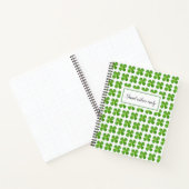 Schönes Jade Tree Green Blätter Notebook Notizblock (Innenseite)