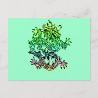 Schönes Jahr der Drache-Geschenke Feiertagspostkarte