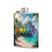Schönes Jamaika Flachmann (Links)