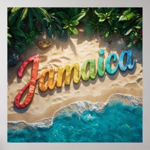 schönes Jamaika Poster
