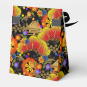 Schönes japanisches Gastgeschenk-Kästchen Geschenkschachtel (Rückseite)