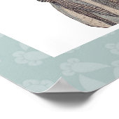 Schönes japanisches Geisha Art Poster Design (Ecke)