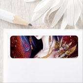 Schönes japanisches Girl Gothic Fantasy Triptych (Insitu)