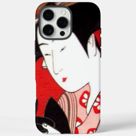 Schönes japanisches Kunstdesign Case-Mate iPhone Hülle (Rückseite)