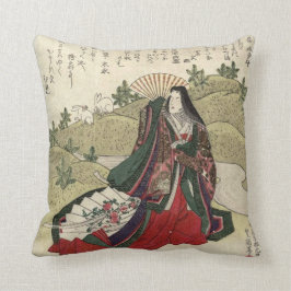 Schönes japanisches Vintages Grafikkissen Kissen