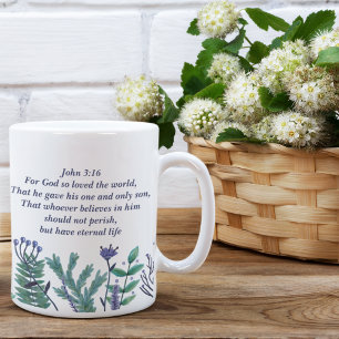 Schönes John 3:16 Hübsches Christliches Zitat Kaffeetasse