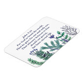 Schönes John 3:16 Hübsches Christliches Zitat Magnet (Linke Seite)