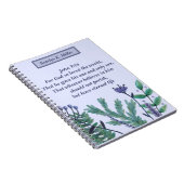 Schönes John 3:16 Hübsches Christliches Zitat Notizblock (Rechte Seite)