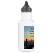 SCHÖNES JOHN 3:16 SONNENSET FOTO DESIGN TRINKFLASCHE (Links)