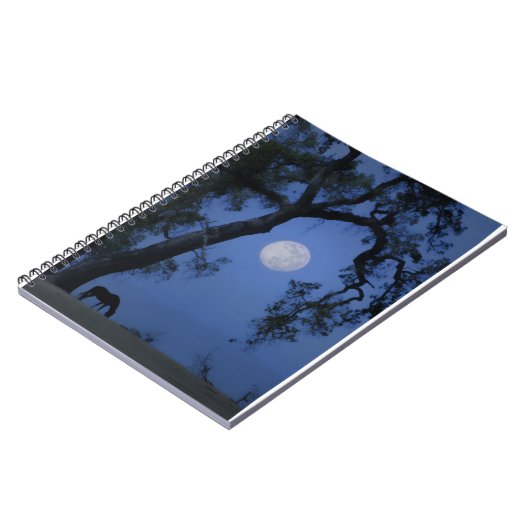 Schönes journalistisches Pferd, Eichenwald Notizblock (Linke Seite)