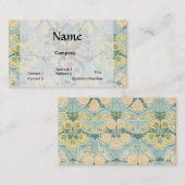 schönes Jugendstil-Blumenmuster Blume Visitenkarte (Vorne/Hinten)