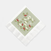 Schönes K Muster 6 Napkins Serviette (Ecke)