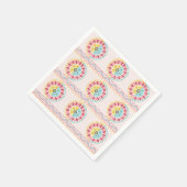 Schönes K-Muster Napkins Serviette (Ecke)