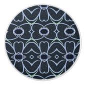 Schönes Kabinett der floralen Marine Keramikknauf (Vorderseite)