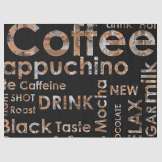 Schönes Kaffee-Espresso Cappucino Küchen-Getränk Seidenpapier