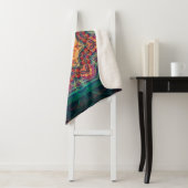 Schönes Kaleidoskop, mehrfarbige Blume Sherpadecke (Beispiel)