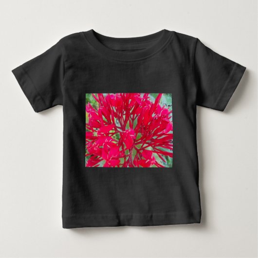 Schönes Kaleidoskop mit farbenfroher Rotmilch Baby T-shirt (Vorderseite)