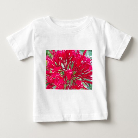 Schönes Kaleidoskop mit farbenfroher Rotmilch Baby T-shirt (Vorderseite)