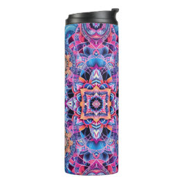Schönes kaleidoskopisches MusterThermal Tumbler Thermosbecher
