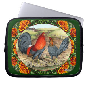 Schönes Kampfhuhn Laptopschutzhülle
