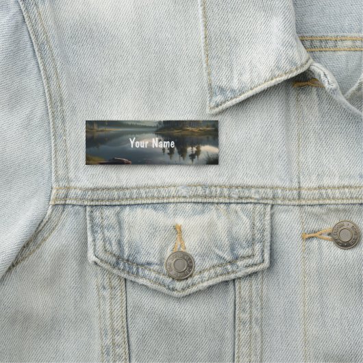 Schönes Kanuwasser Namensschild (Beispiel)