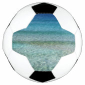 Schönes Karibisches Meer Fußball (Vorderseite)
