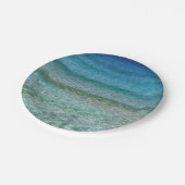 Schönes Karibisches Meer Pappteller (Schrägansicht)