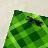 Schönes Kariertes Strandtuch mit Baumbestand (Beispiel)