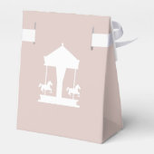 Schönes Karussell floral Soft Pink Geschenkschachtel (Rückseite)