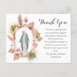 Schönes katholisches Beileid Vielen Dank Postkarte