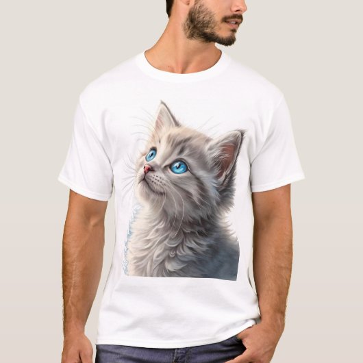 Schönes Kätzchen T-Shirt (Vorderseite)