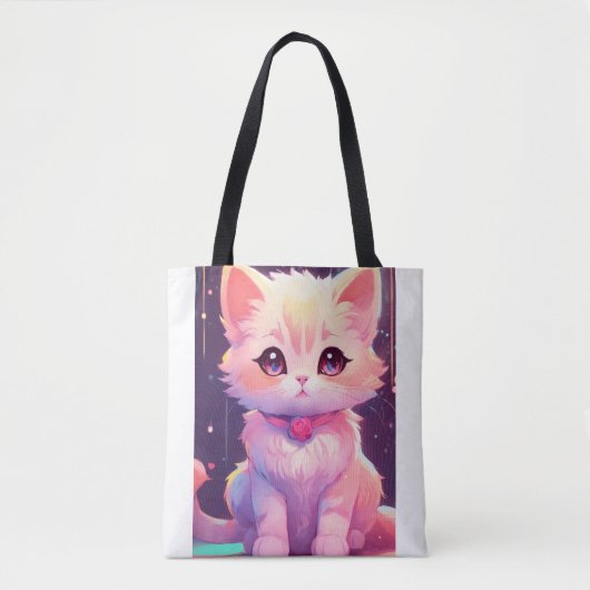 Schönes Katzendesign Tasche (Vorderseite)