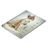 Schönes Katzenliebhabernotizbuch Notizblock (Linke Seite)