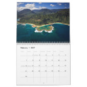 Schönes Kauai Hawaii Kalender (Feb 2027)