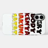 Schönes Kenia-Design für Phantastische Textpassage Case-Mate iPhone Hülle (Rückseite (Horizontal))