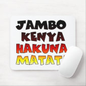 Schönes Kenia-Design für Phantastische Textpassage Mousepad (Mit Mouse)